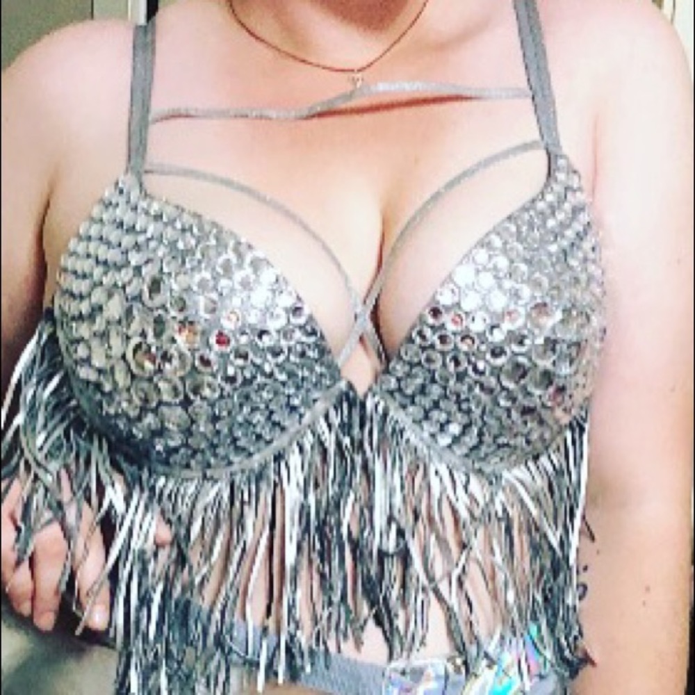 Jewel rave bra